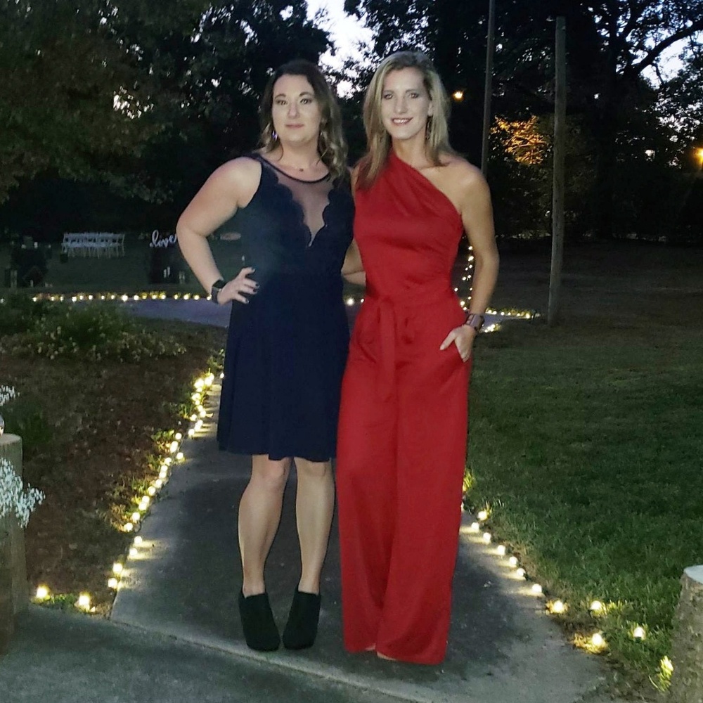'Best Dressed' Belted One Shoulder Jumpsuit - Picture 6 of 7